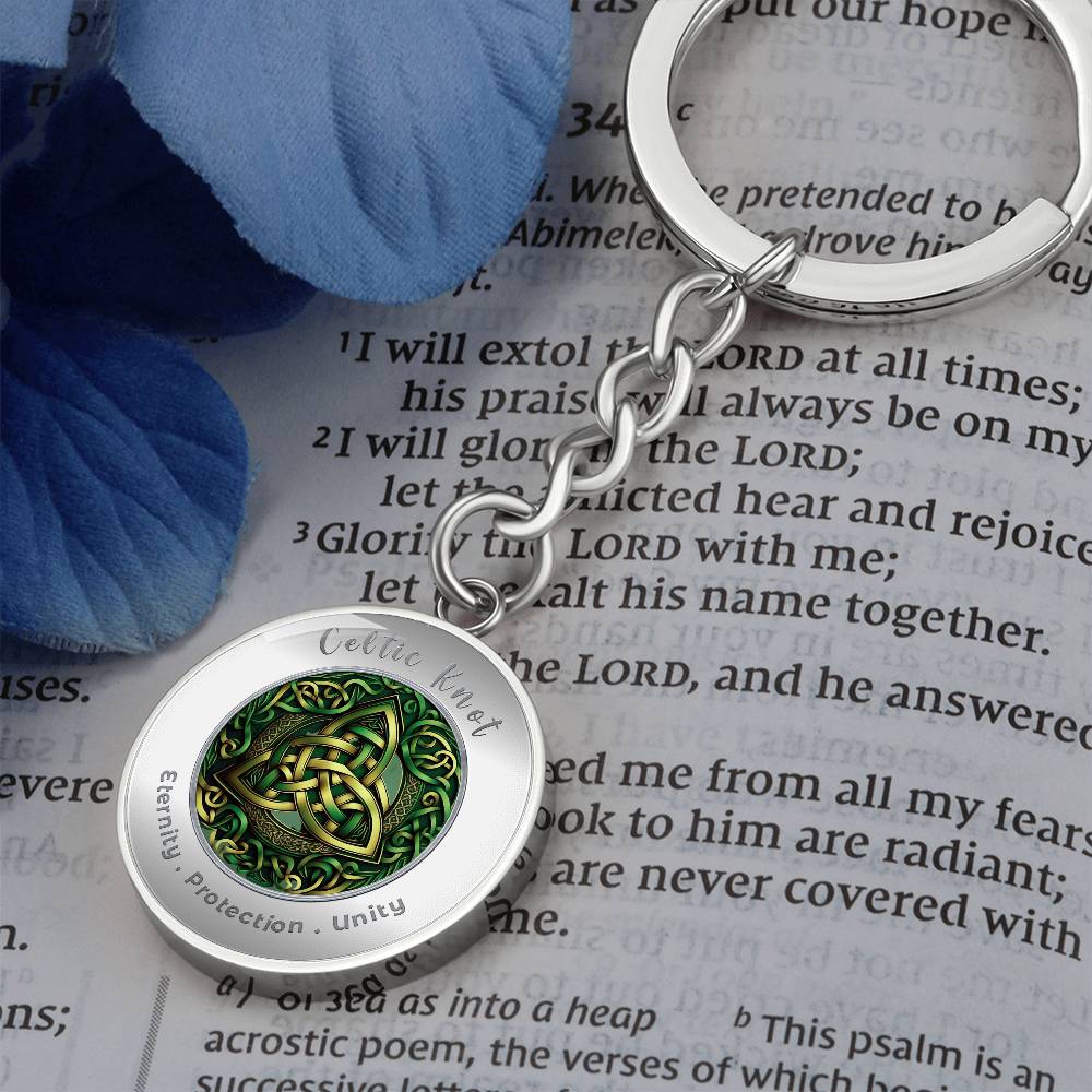 Celtic Knot - Affirmation Keychain - More Than CharmsMore Than Charms