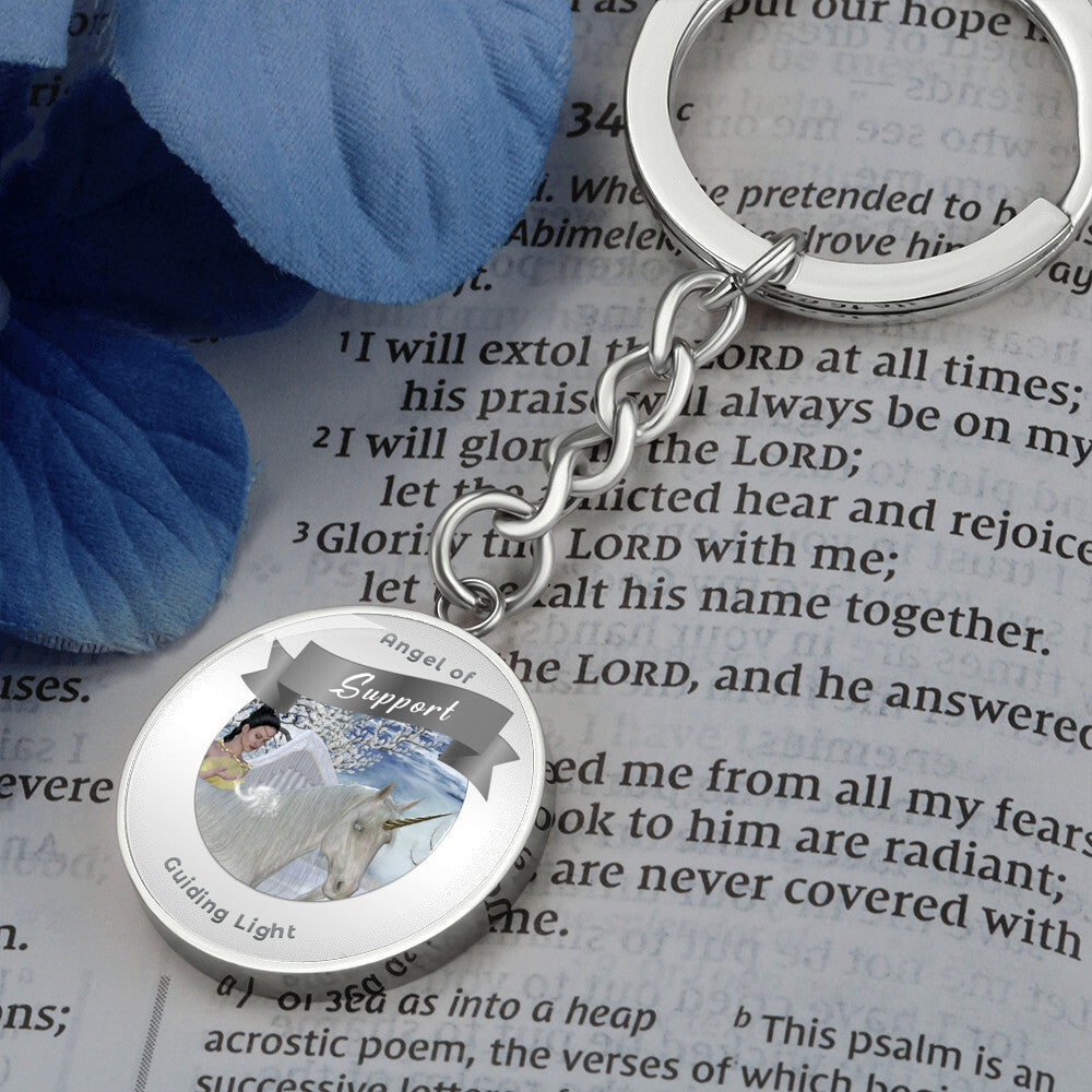 Support - Guardian Angel Affirmation Keychain - More Than CharmsMore Than Charms