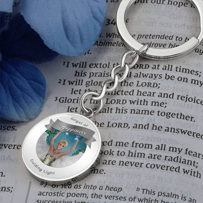 Happiness - Guardian Angel Affirmation Keychain - More Than CharmsMore Than Charms