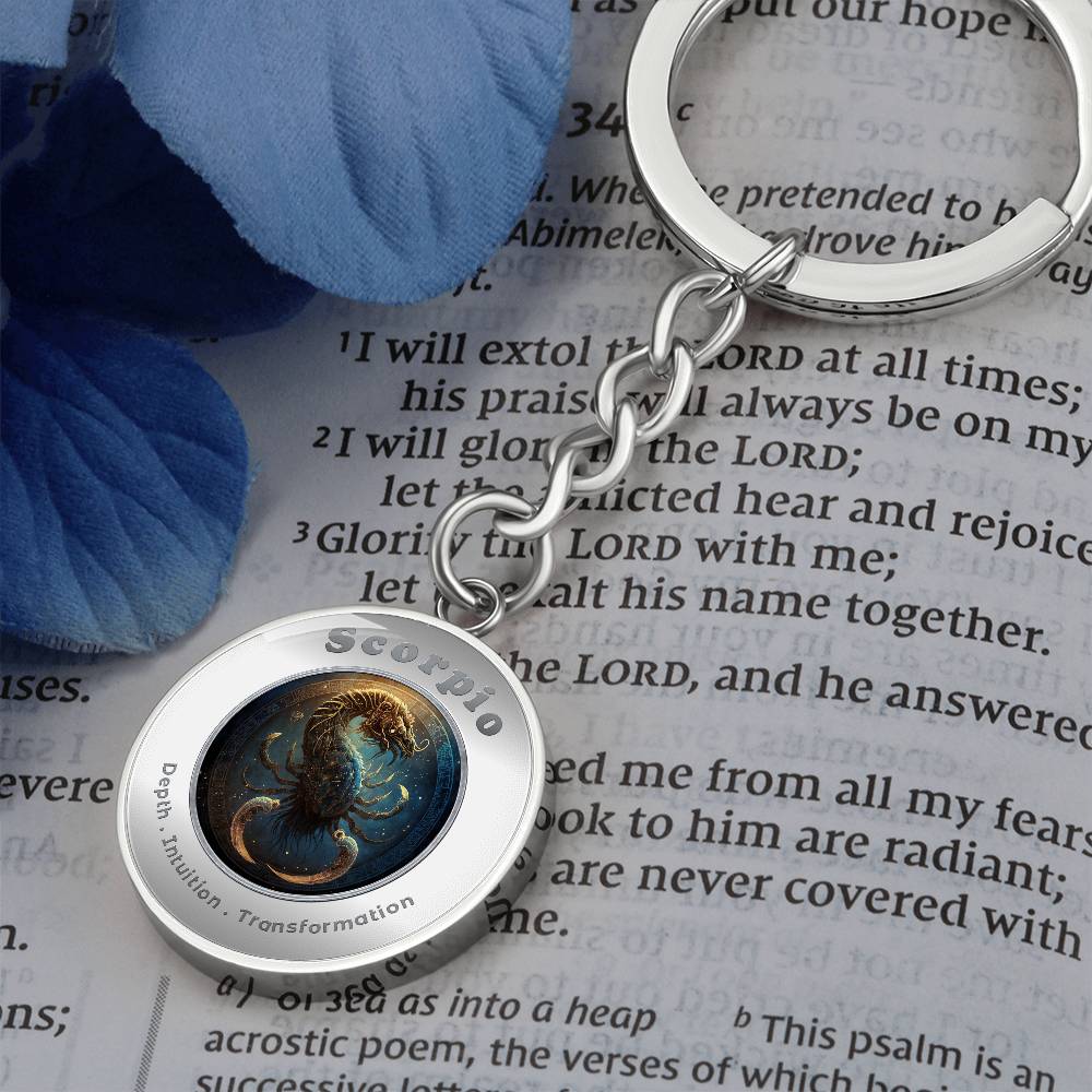 Scorpio - Affirmation Keychain - More Than CharmsMore Than Charms