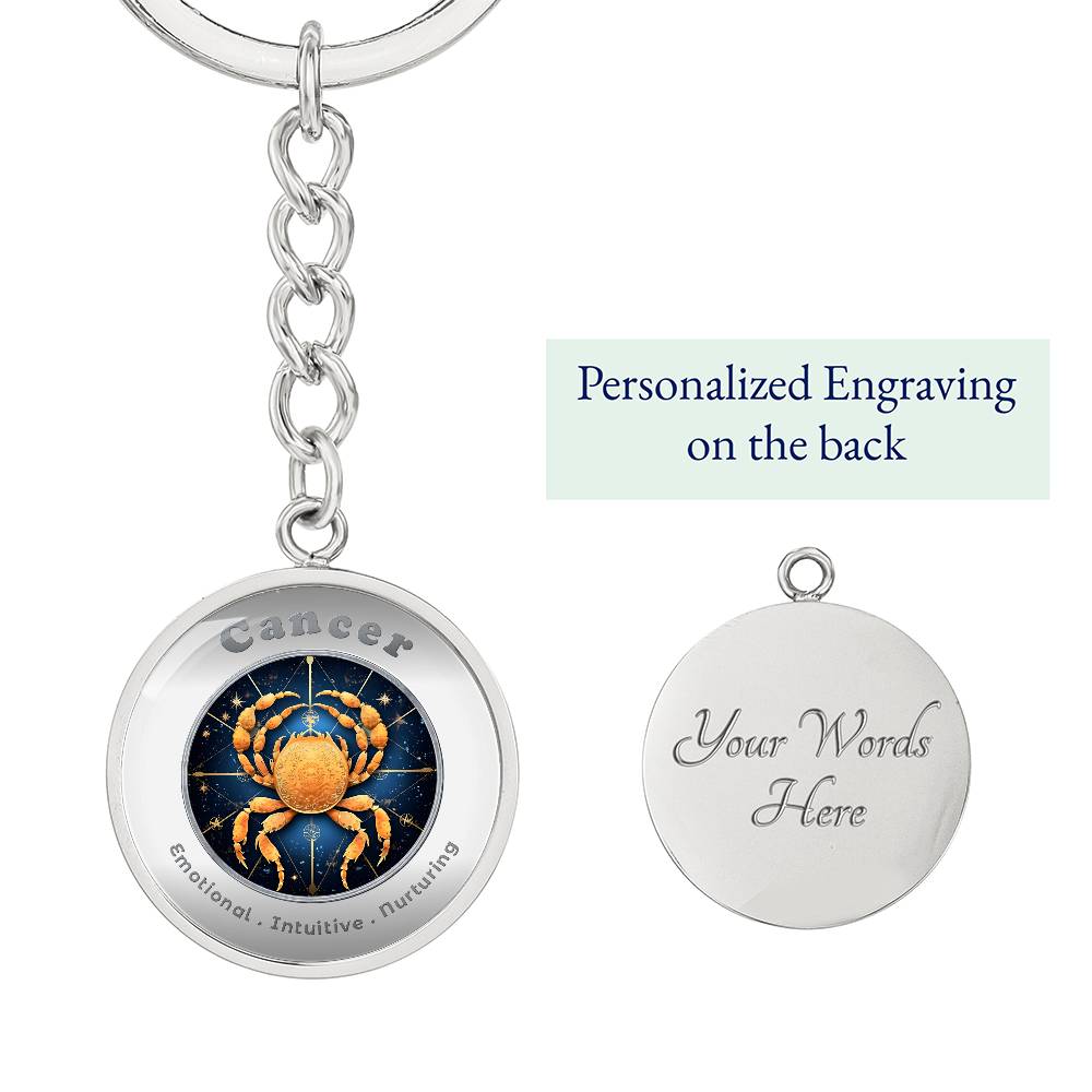 Cancer - Affirmation Keychain - More Than CharmsMore Than Charms