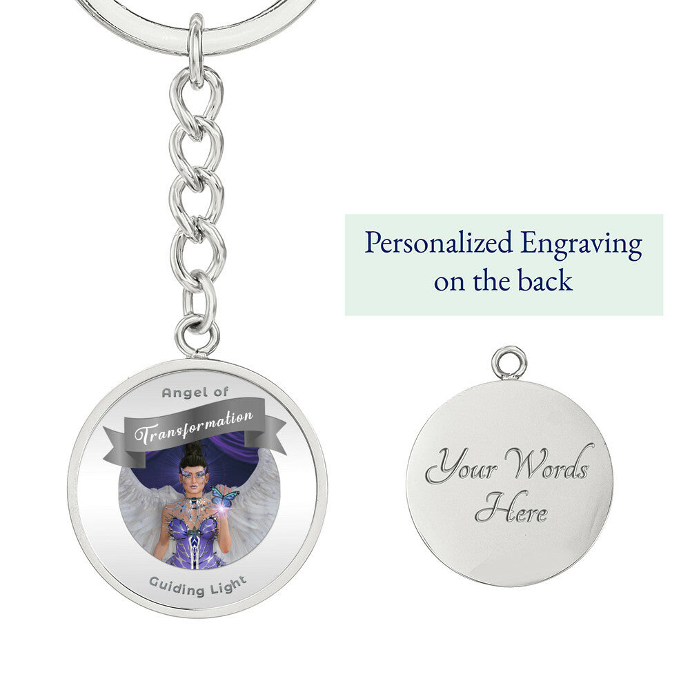 Transformation - Guardian Angel Affirmation Keychain - More Than CharmsMore Than Charms