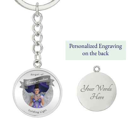 Transformation - Guardian Angel Affirmation Keychain - More Than CharmsMore Than Charms