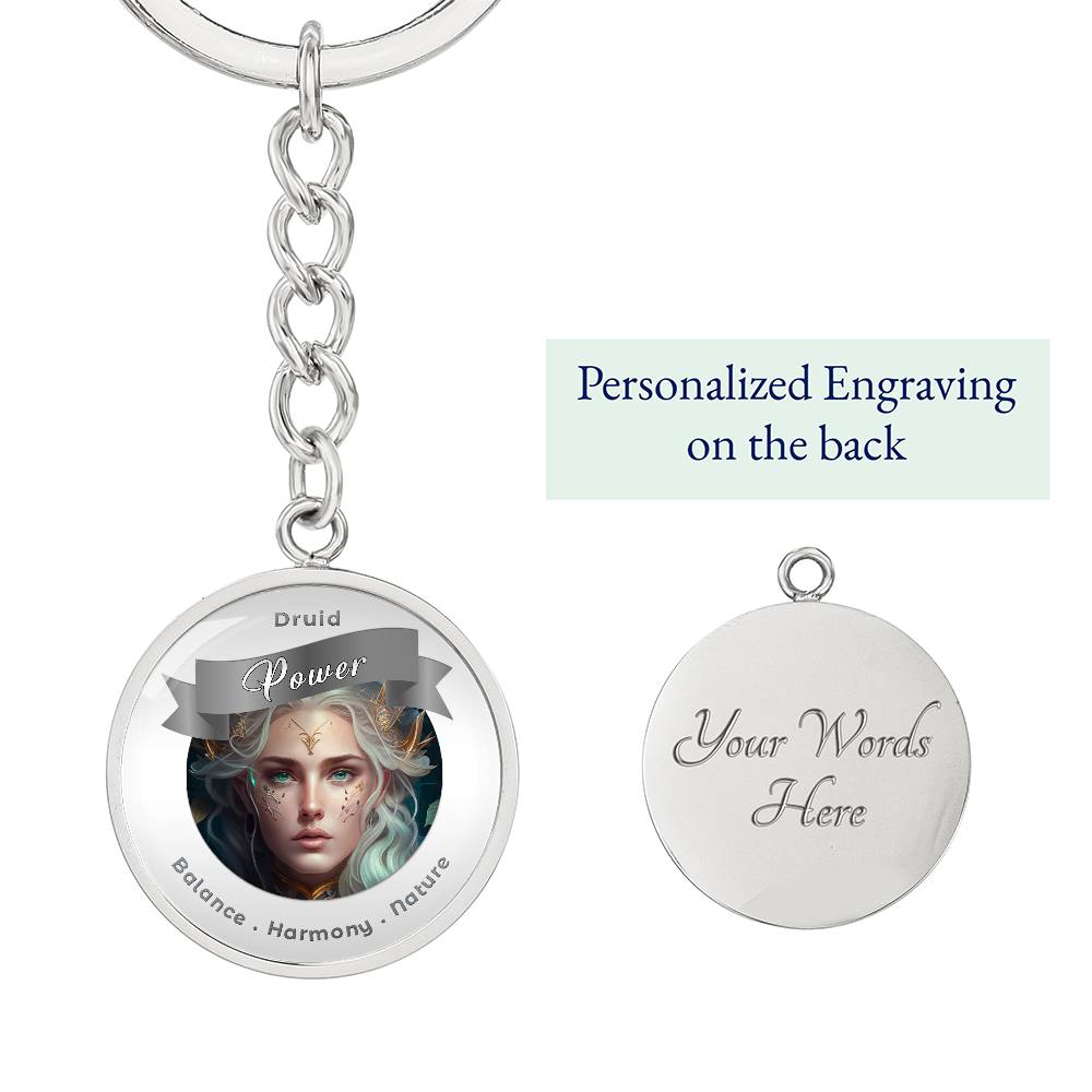 Druid - RPG Fantasy Affirmation Keychain - More Than CharmsMore Than Charms