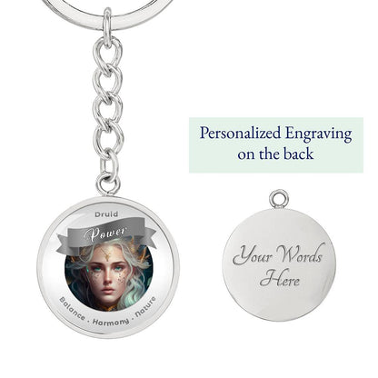Druid - RPG Fantasy Affirmation Keychain - More Than CharmsMore Than Charms