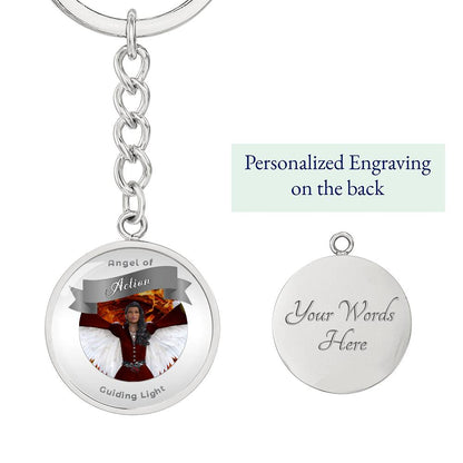 Action - Guardian Angel Affirmation Keychain - More Than CharmsMore Than Charms