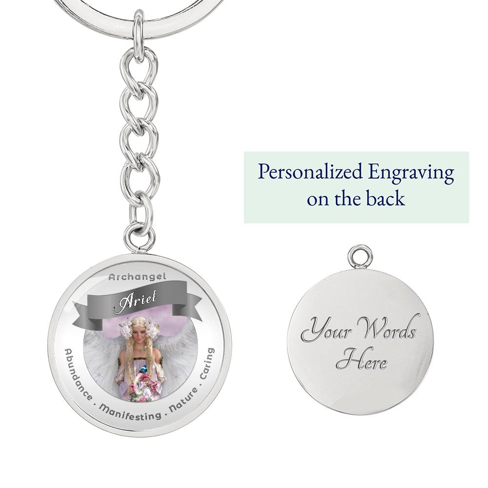 Archangel Ariel- Affirmation Keychain - More Than CharmsMore Than Charms