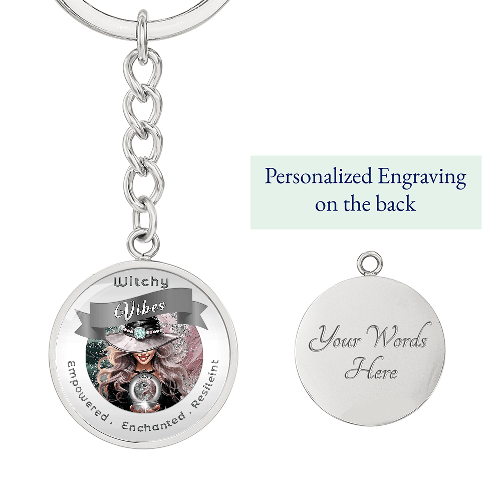 Witchy Vibes - Blond - Affirmation Keychain