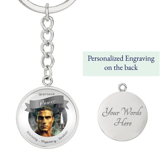 Warlock - RPG Fantasy Affirmation Keychain - More Than CharmsMore Than Charms