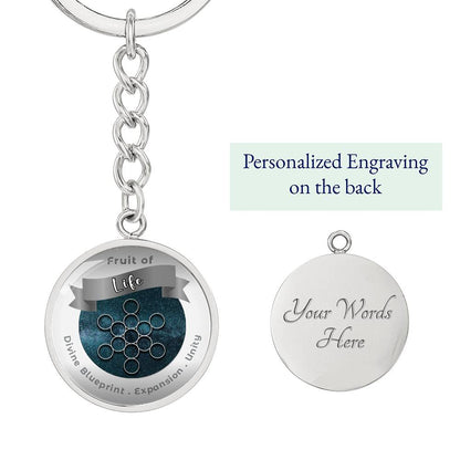 Fruit of Life - Affirmation Keychain - More Than CharmsMore Than Charms