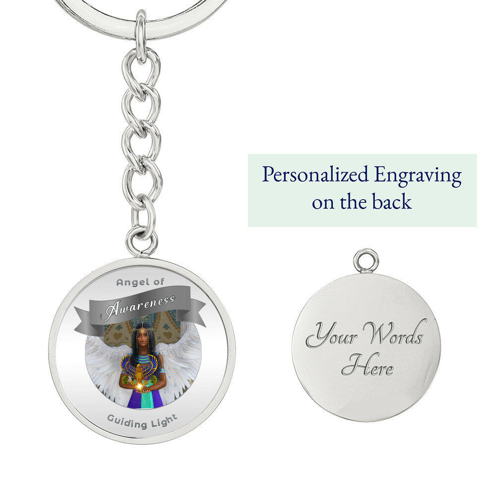Awareness - Guardian Angel Affirmation Keychain - More Than CharmsMore Than Charms