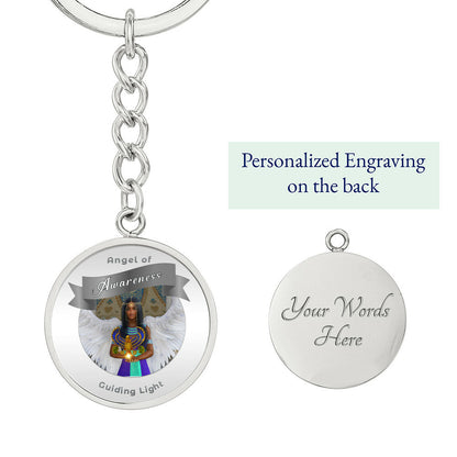 Awareness - Guardian Angel Affirmation Keychain - More Than CharmsMore Than Charms