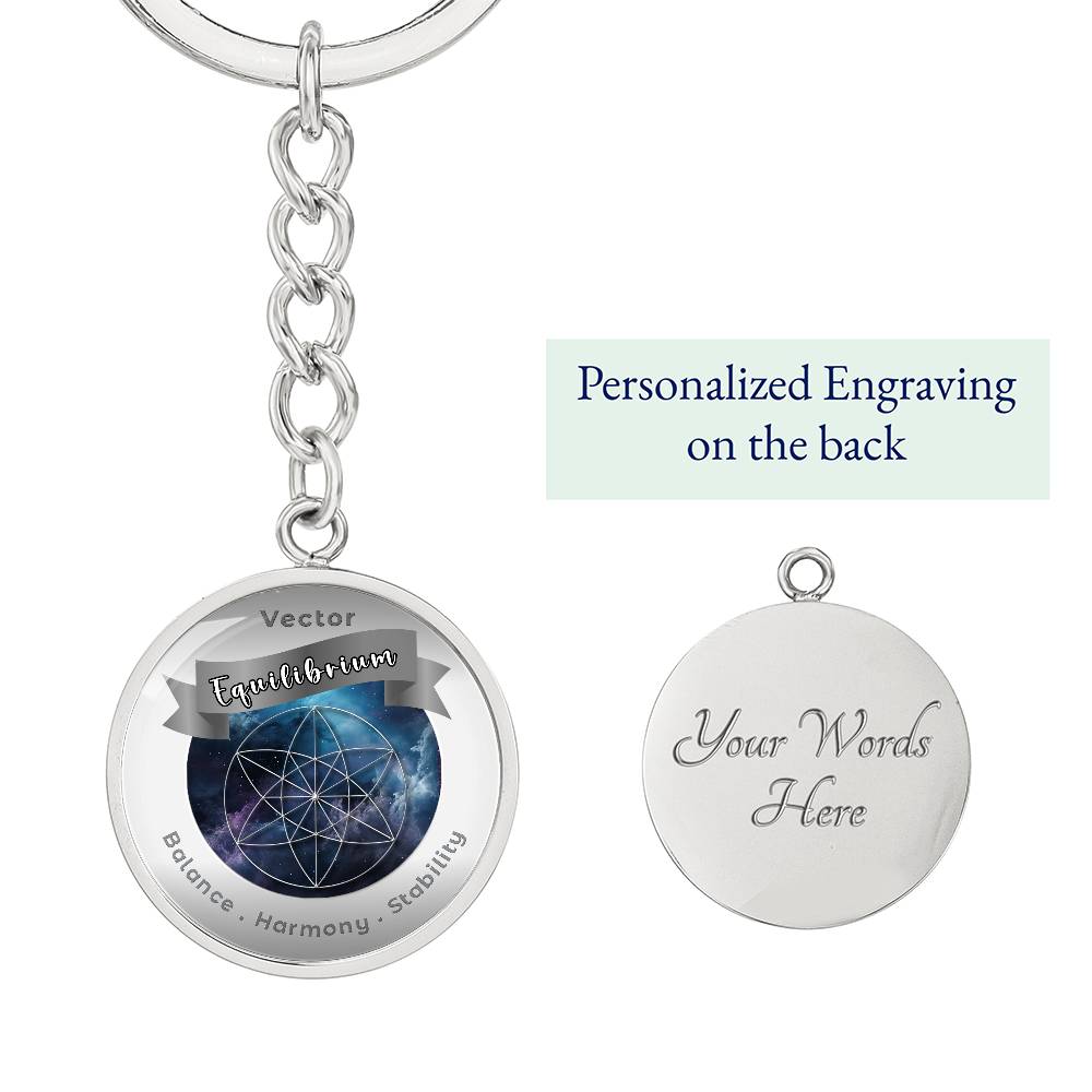 Vector Equilibrium - Affirmation Keychain - More Than CharmsMore Than Charms
