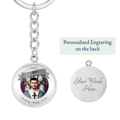 Cleric - RPG Fantasy Affirmation Keychain - More Than CharmsMore Than Charms