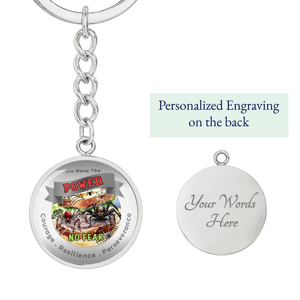 Spider - Power Animal Affirmation Keychain - More Than CharmsMore Than Charms