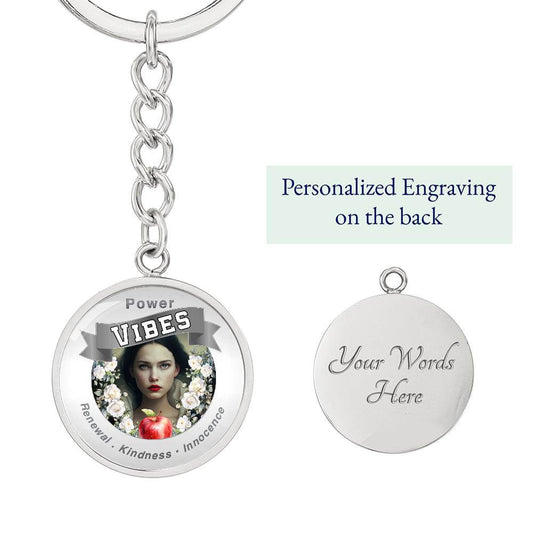 Power Vibes Affirmation Keychain - Gentle Healer