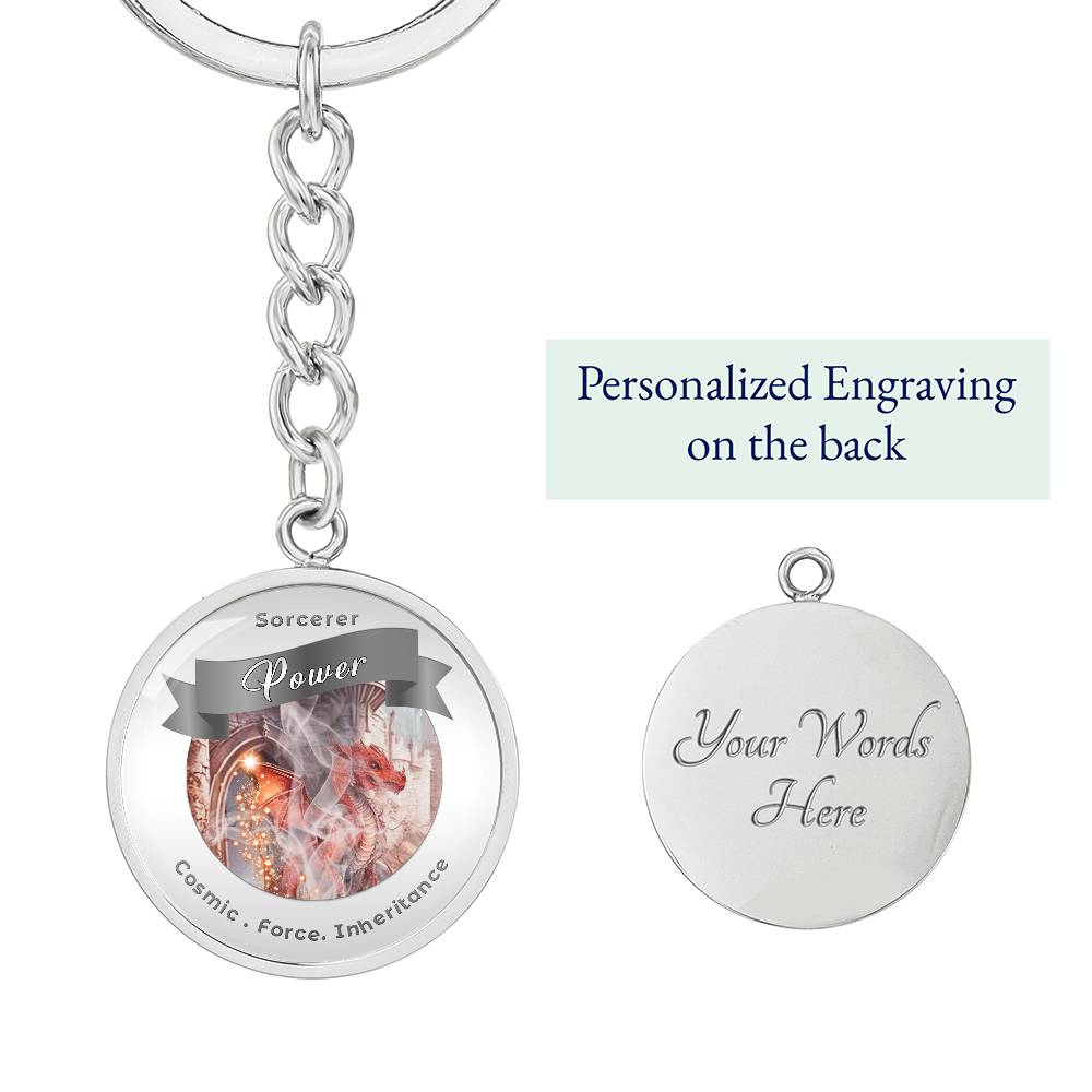 Sorcerer 2- RPG Fantasy Affirmation Keychain - More Than CharmsMore Than Charms