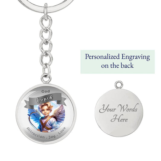 Cupid - Affirmation Keychain For Attraction Joy Love- More Than CharmsMore Than Charms
