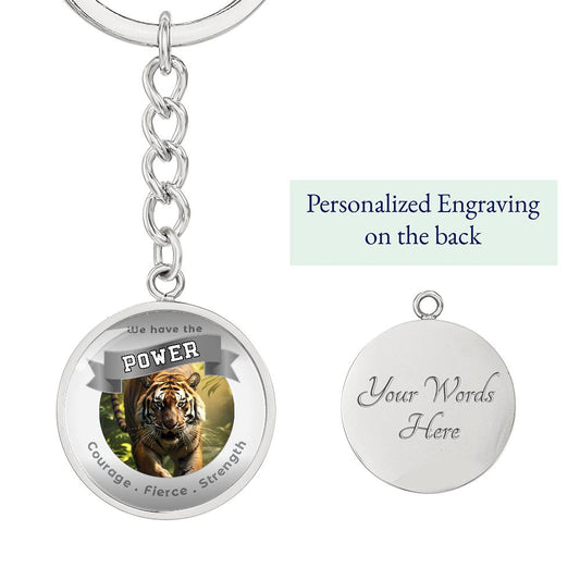 Tiger - Power Animal Affirmation Keychain - More Than CharmsMore Than Charms