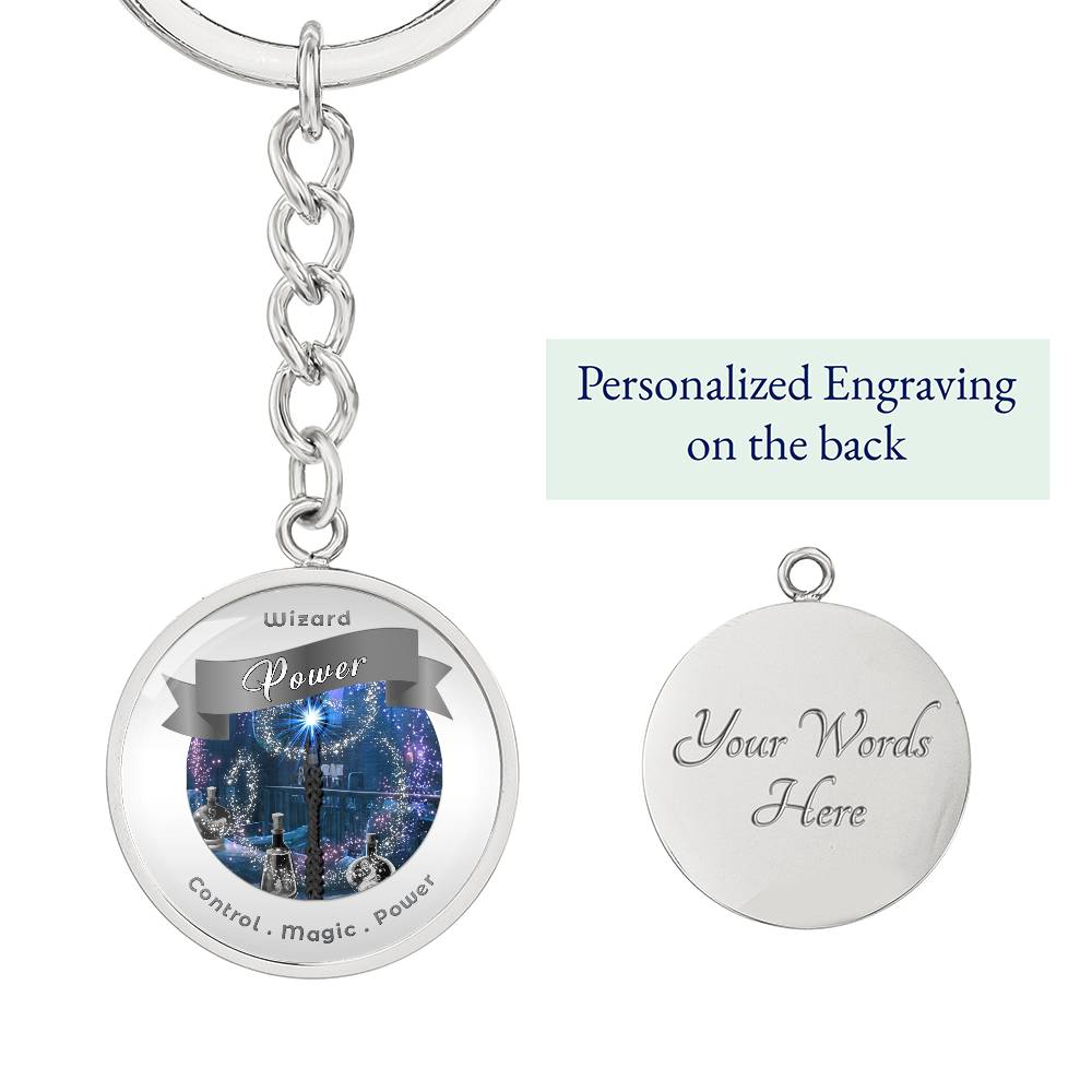 Wizard - RPG Fantasy Affirmation Keychain - More Than CharmsMore Than Charms