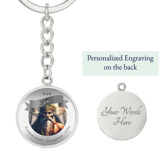 God Kane - Affirmation Keychain For Connection Creation Love- More Than CharmsMore Than Charms