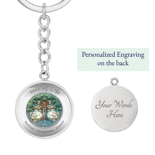 Tree of Life - Affirmation Keychain - More Than CharmsMore Than Charms