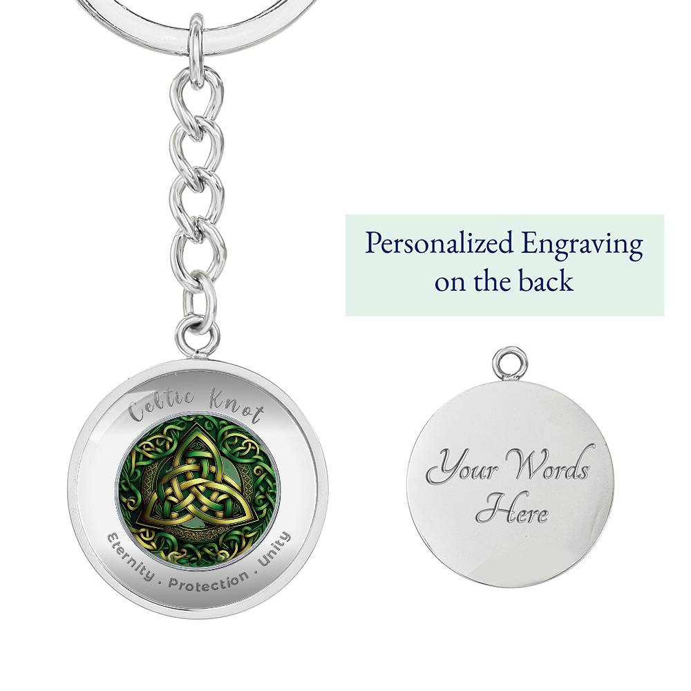 Celtic Knot - Affirmation Keychain - More Than CharmsMore Than Charms