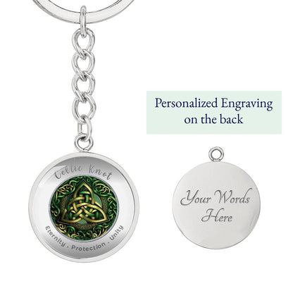 Celtic Knot - Affirmation Keychain - More Than CharmsMore Than Charms