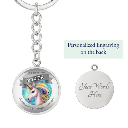 Unicorn Power Animal Affirmation Keychain - More Than CharmsMore Than Charms