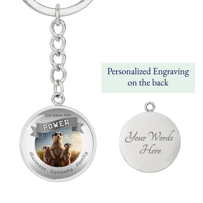 Meercat - Power Animal Affirmation Keychain - More Than CharmsMore Than Charms