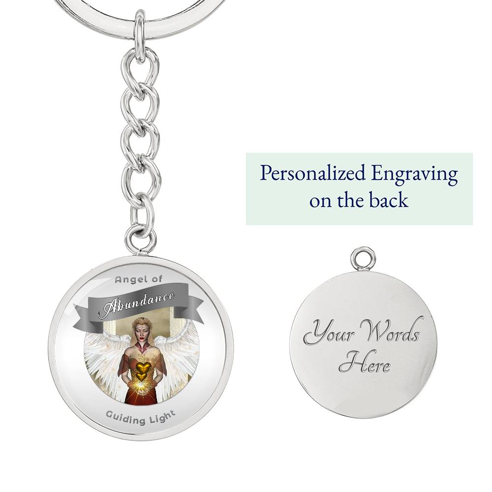 Abundance - Guardian Angel Affirmation Keychain - More Than CharmsMore Than Charms