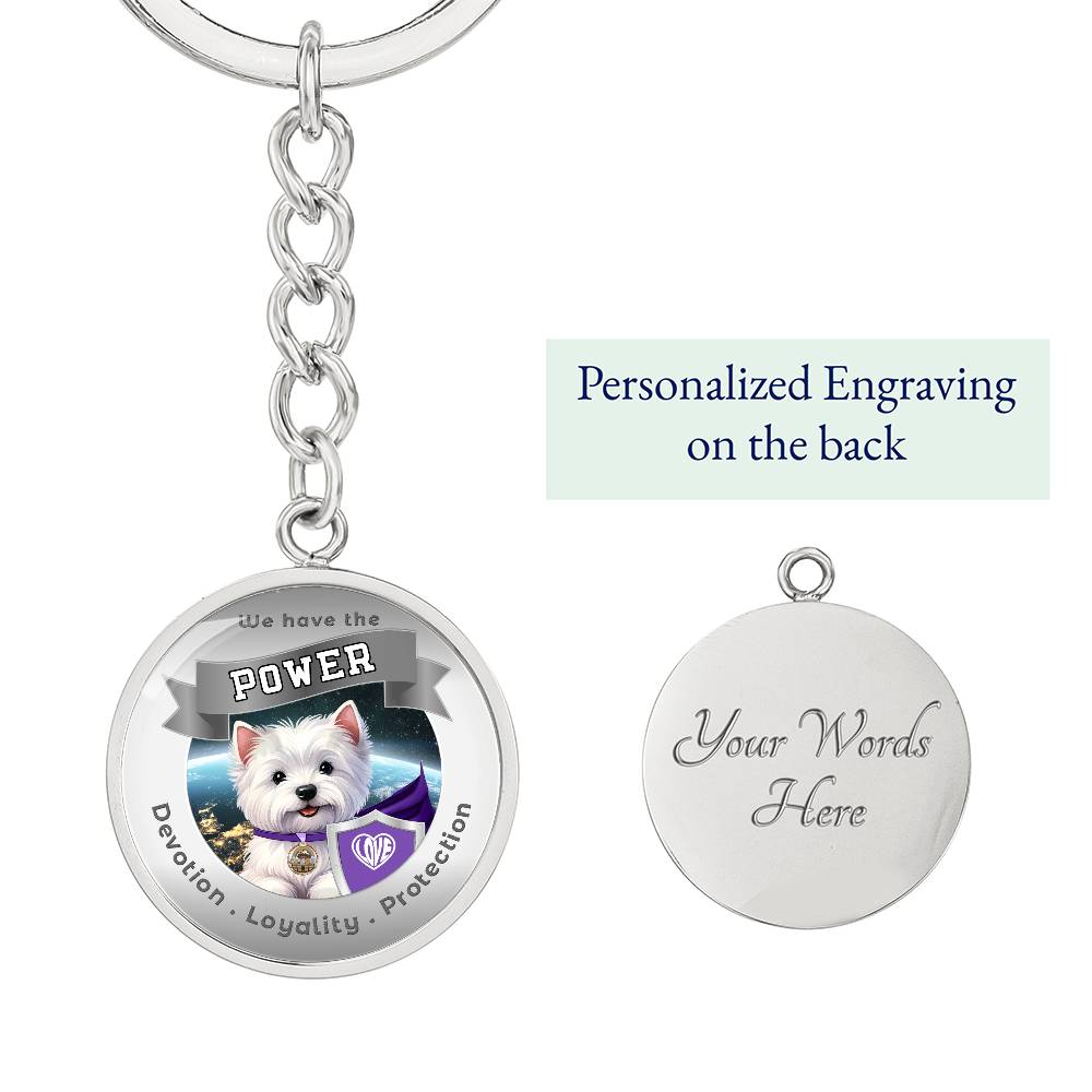 West Highland Terrier - Dog Power Animal Affirmation Necklace - More Than CharmsMore Than Charms
