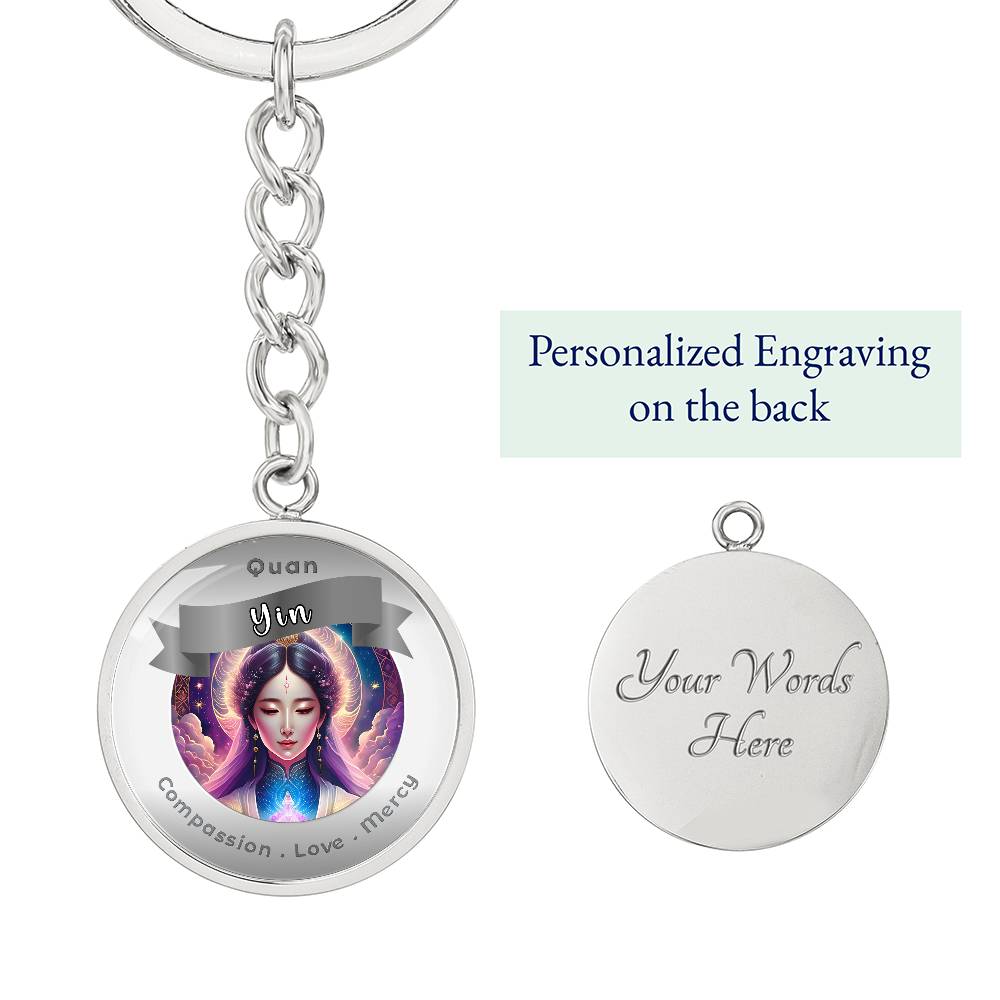 Quan Yin - Affirmation Pendant for Compassion Love Mercy- More Than CharmsMore Than Charms