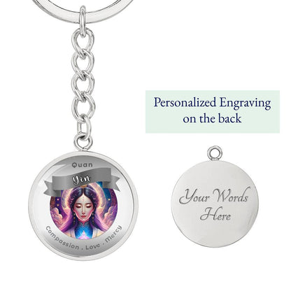Quan Yin - Affirmation Pendant for Compassion Love Mercy- More Than CharmsMore Than Charms
