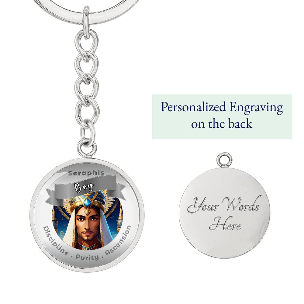 Seraphis Bay - Affirmation Keychain For Discipline, Purity & Ascension - More Than CharmsMore Than Charms