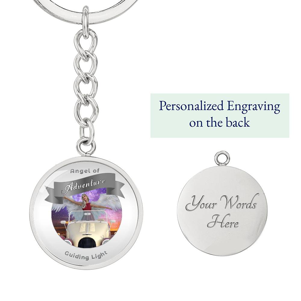 Adventure - Guardian Angel Affirmation Keychain - More Than CharmsMore Than Charms