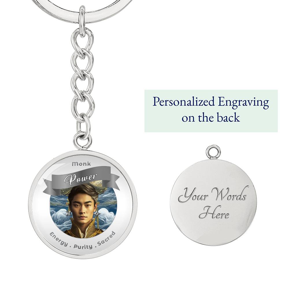 Monk - RPG Fantasy Affirmation Keychain - More Than CharmsMore Than Charms