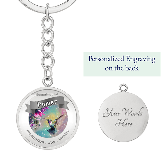Hummingbird - Affirmation Keychain