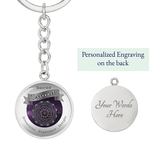 Tesseract - Affirmation Keychain - More Than CharmsMore Than Charms