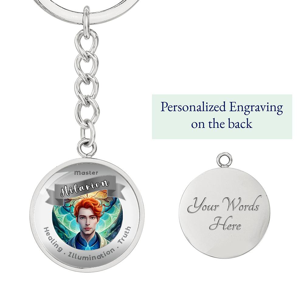 Hilarion - Affirmation Keychain For Healing, Illumination & Truth - More Than CharmsMore Than Charms
