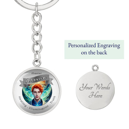 Hilarion - Affirmation Keychain For Healing, Illumination & Truth - More Than CharmsMore Than Charms