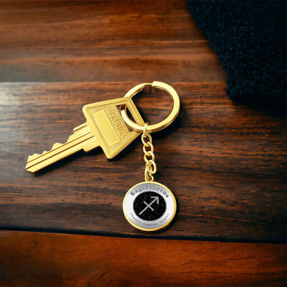 Sagittarius - Affirmation Keychain - More Than CharmsMore Than Charms