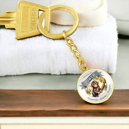 Monkey - Power Animal Affirmation Keychain - More Than CharmsMore Than Charms