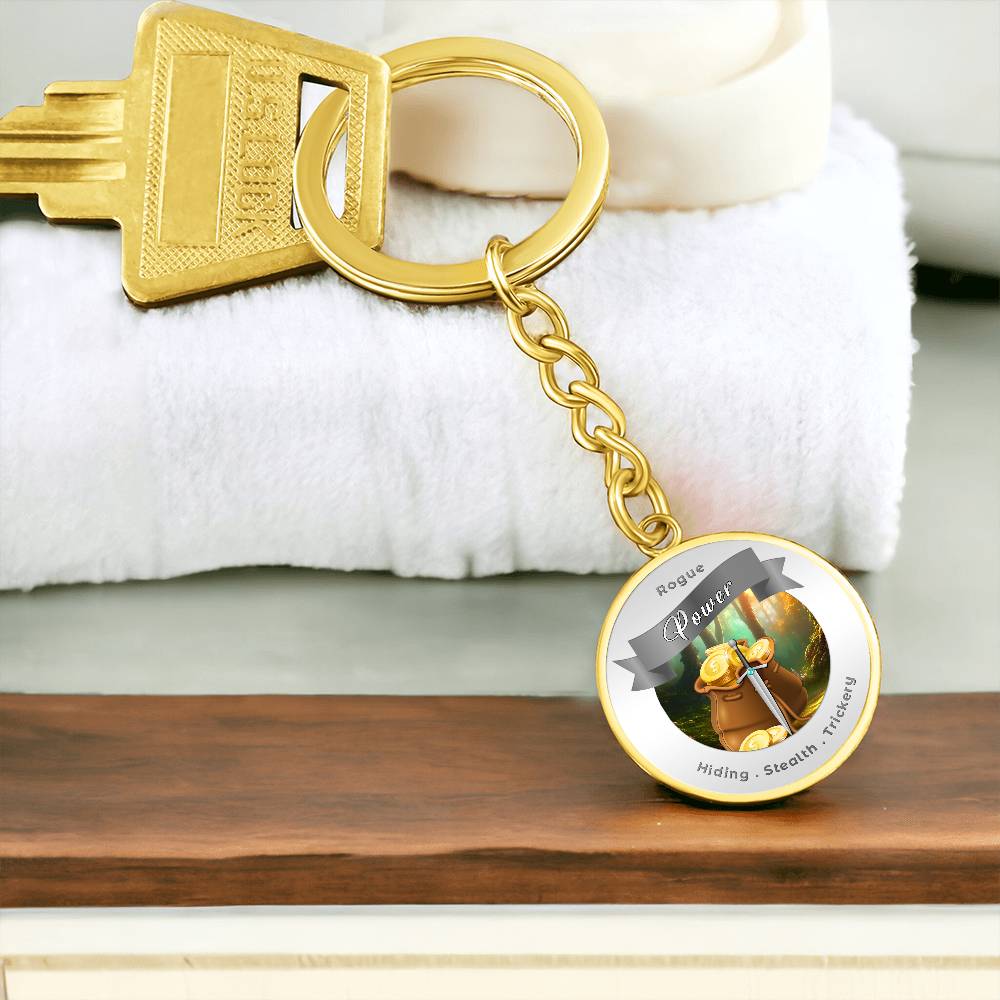 Rogue 2 - RPG Fantasy Affirmation Keychain - More Than CharmsMore Than Charms