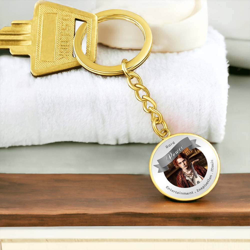 Bard - RPG Fantasy Affirmation Keychain - More Than CharmsMore Than Charms
