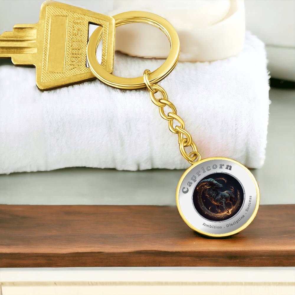 Capricorn - Affirmation Keychain - More Than CharmsMore Than Charms