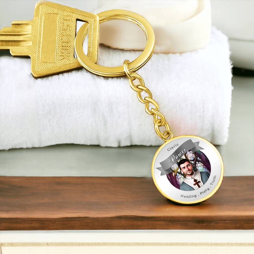 Cleric - RPG Fantasy Affirmation Keychain - More Than CharmsMore Than Charms