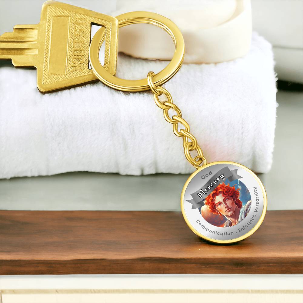 Mercury- Affirmation Keychain For Communication Intellect Versatility - More Than CharmsMore Than Charms