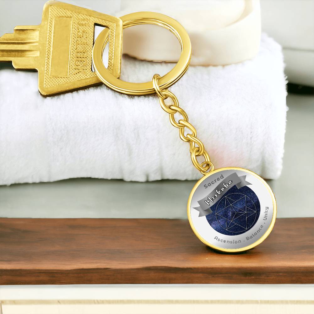 Merkaba - Affirmation Keychain - More Than CharmsMore Than Charms