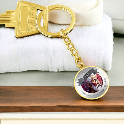 Lord Lanto - Affirmation Keychain For Direction, Knowledge & Wisdom - More Than CharmsMore Than Charms
